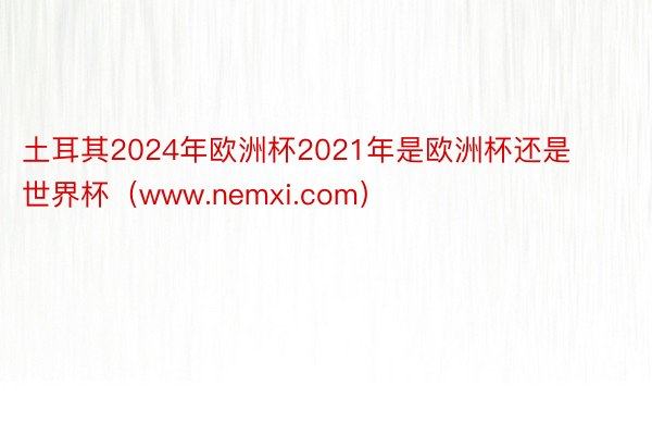 土耳其2024年欧洲杯2021年是欧洲杯还是世界杯（www.nemxi.com）